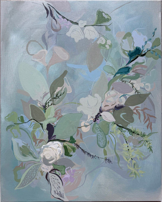 Magnolia Showers, 24 x 30"