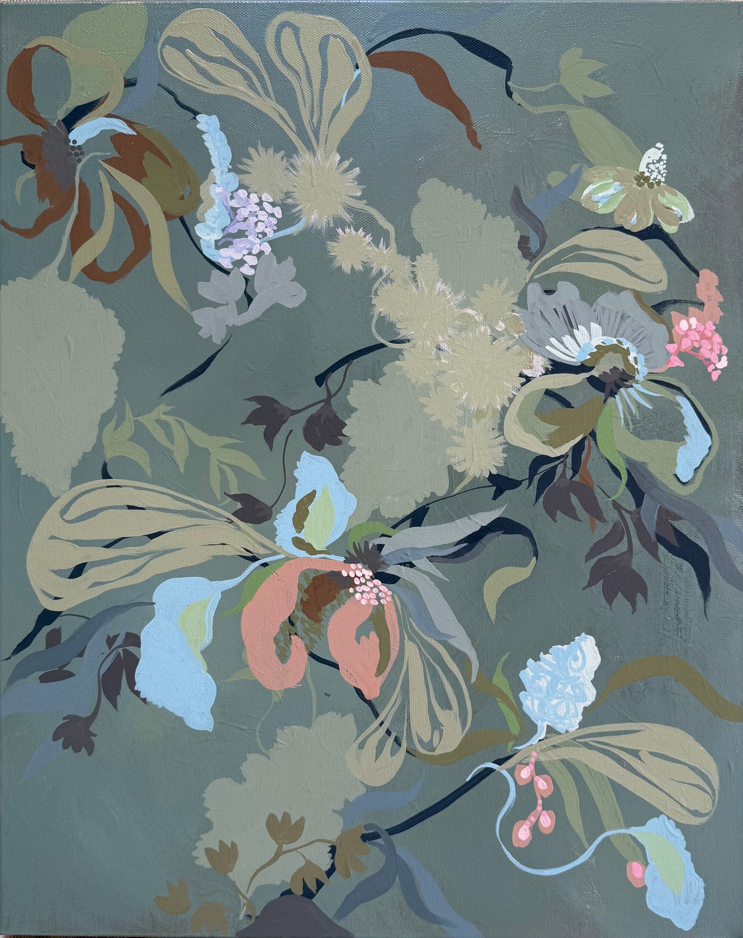 Ocean Irises, 16 x 20"