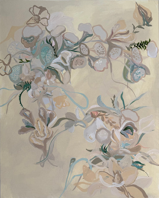 Yellow Foxglove, 24 x 30"