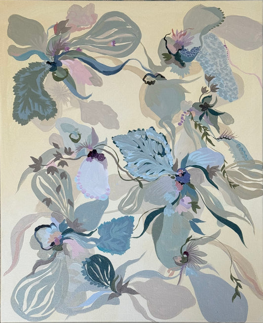 Butterly Flowers, 16x20"